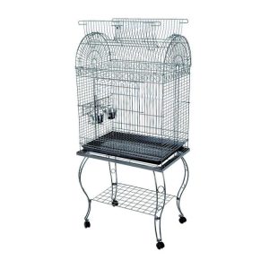 Carriers & Cages | Black Bird Cage On Stand Carriers & Cages Carriers & Cages