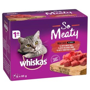 Cat Food | Whiskas So Meaty, 12x85gm Cat Food Cat Food