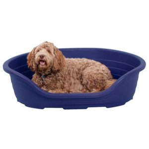 Dog Beds | Heavy Duty Plastic Dog Bed, Blue, Medium Dog Beds Dog Beds