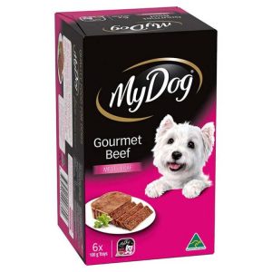 Dog Food | My Dog Gourmet Beef, 6pk, 100gm Dog Food Dog Food