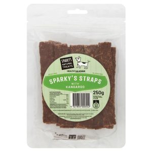 Dog Food | Sparkys Straps w/ Kangaroo, 250gm Dog Food Dog Food