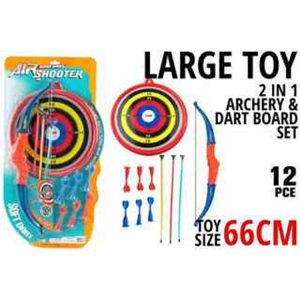 Fitness | 3 in 1 Archery and Dart Board Set, 12pce Fitness Fitness