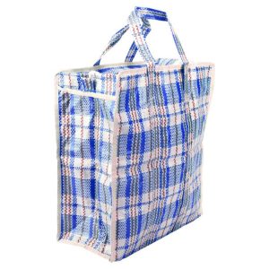 Luggage & Bags | Striped Shopping Bag, Asstd Colours, 33 x 38 x 18cm Luggage & Bags Luggage & Bags