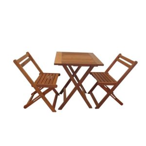 Outdoor Furniture | H&G Petaling Timber Bistro Set Outdoor Furniture Outdoor Furniture