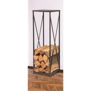 Outdoor Heating | Steel Log Holder, 34x34x111cm Outdoor Heating Outdoor Heating