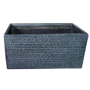 Pots & Plants | Textured Rectangle Pot, Medium Garden Pots & Plants