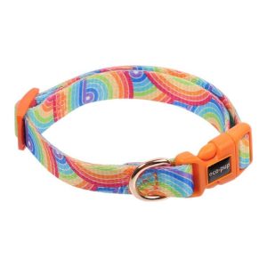 Leads & Collars | Pet Collar, Rainbow, Small Leads & Collars Leads & Collars