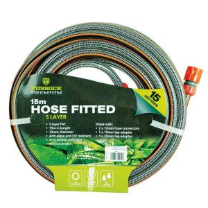 Garden Tools | Premium Garden Hose,15m w/ Connections Garden Garden Tools