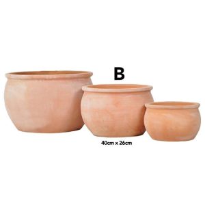 Pots & Plants | Terracotta Belly Pot, Size B Garden Pots & Plants