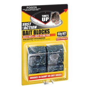 Repellents | Fast Action Bait Block, 80gm, 4pk Garden Repellents