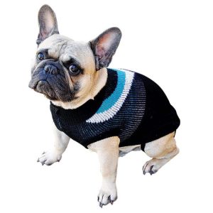 Pet Clothing | Dog Jumper Blue, White, Black 50cm Pet Accessories Pet Clothing